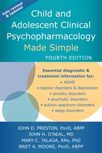 Cover Child and Adolescent Clinical Psychopharmacology Made Simple