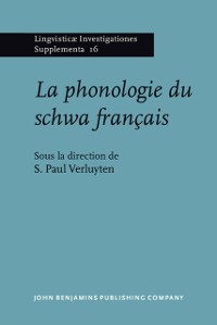 Cover La phonologie du schwa français
