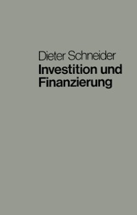 Cover Investition und Finanzierung