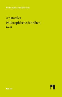 Cover Philosophische Schriften. Band 6