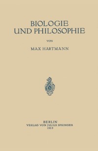 Cover Biologie und Philosophie