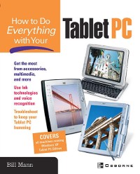 Cover How To Do Everything with Your Tablet PC