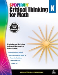 Cover Spectrum Critical Thinking for Math, Grade K