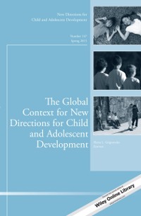 Cover Global Context for New Directions for Child and Adolescent Development