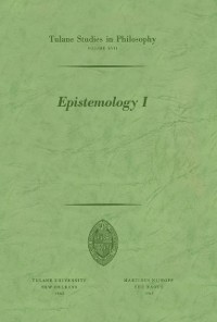 Cover Epistemology I