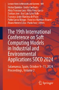 Cover The 19th International Conference on Soft Computing Models in Industrial and Environmental Applications SOCO 2024