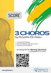 Cover String Quartet score "3 Choros" by Zequinha De Abreu