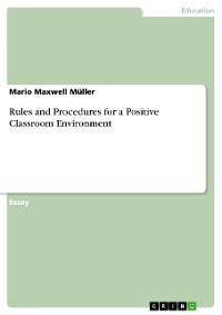 Cover Rules and Procedures for a Positive Classroom Environment