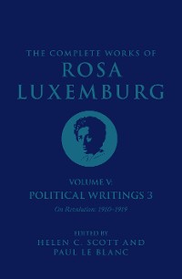 Cover The Complete Works of Rosa Luxemburg Volume V