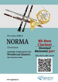 Cover Bb Bass Clarinet (instead Bassoon) part of "Norma" for Woodwind Quintet