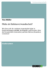 Cover Philia als Habitusverwandtschaft?