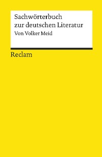 Cover Sachwörterbuch zur deutschen Literatur