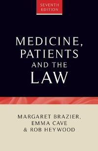 Cover Medicine, patients and the law