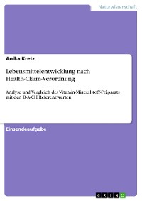 Cover Lebensmittelentwicklung nach Health-Claim-Verordnung