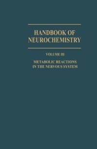 Cover Metabolic Reactions in the Nervous System
