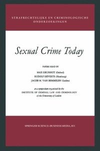 Cover Sexual Crime Today