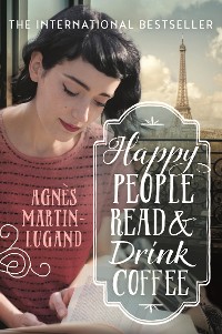 Cover Happy People Read and Drink Coffee