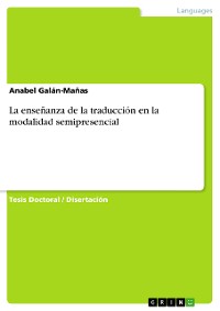 Cover La enseñanza de la traducción en la modalidad semipresencial