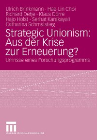 Cover Strategic Unionism: Aus der Krise zur Erneuerung?