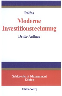 Cover Moderne Investitionsrechnung