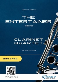 Cover Clarinet Quartet: The Entertainer (score & parts)