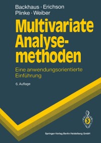 Cover Multivariate Analysemethoden