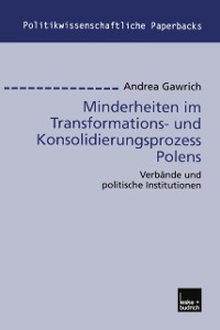 Cover Minderheiten im Transformations- und Konsolidierungsprozess Polens