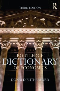 Cover Routledge Dictionary of Economics