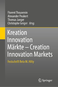 Cover Kreation Innovation Märkte - Creation Innovation Markets