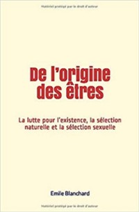 Cover De l’origine des êtres