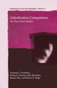 Cover Adjudicative Competence
