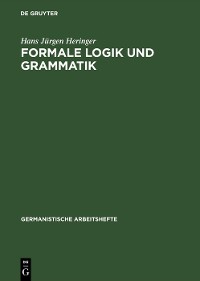 Cover Formale Logik und Grammatik