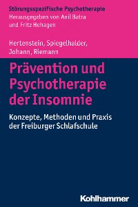Cover Prävention und Psychotherapie der Insomnie