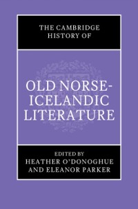 Cover Cambridge History of Old Norse-Icelandic Literature