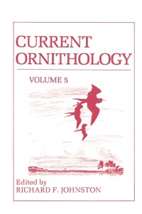 Cover Current Ornithology