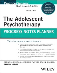 Cover The Adolescent Psychotherapy Progress Notes Planner