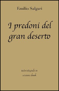 Cover I predoni del gran deserto di Emilio Salgari in ebook