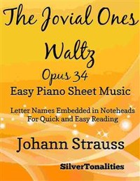 Cover The Jovial Ones Waltz Opus 34 Easy Piano Sheet Music