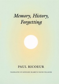 Cover Memory, History, Forgetting