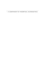 Cover Companion to Theoretical Econometrics