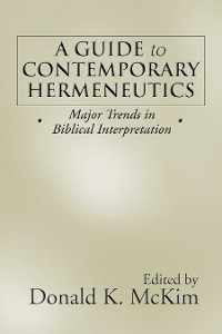 Cover A Guide to Contemporary Hermeneutics