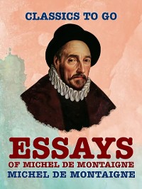 Cover Essays of Michel de Montaigne
