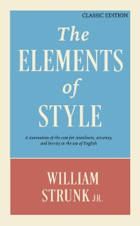 Cover Elements of Style