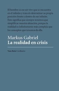 Cover La realidad en crisis