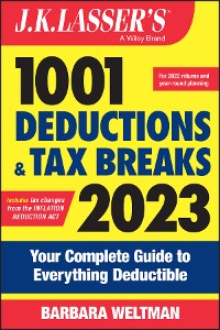 Cover J.K. Lasser's 1001 Deductions and Tax Breaks 2023