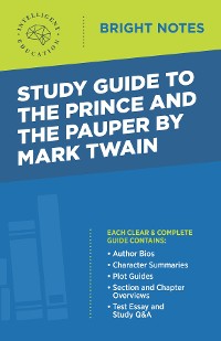 Cover Study Guide to The Prince and the Pauper by Mark Twain