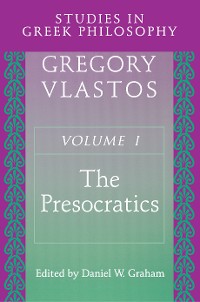 Cover Studies in Greek Philosophy, Volume I