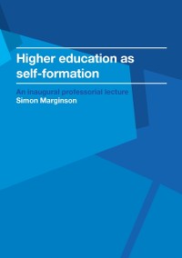 Cover Higher education as self-formation
