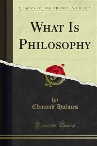 Cover What Is Philosophy