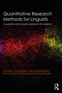 Cover Quantitative Research Methods for Linguists